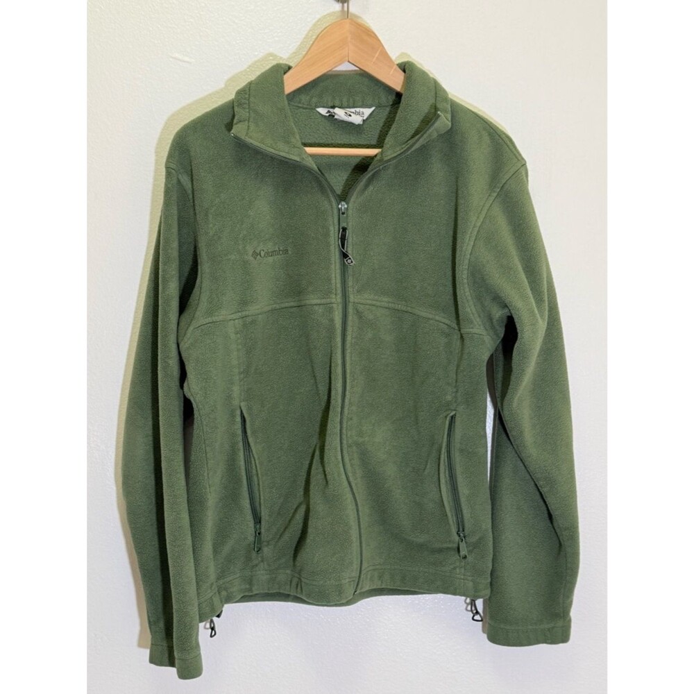 Columbia Olive Green Performance Fleece Jacket